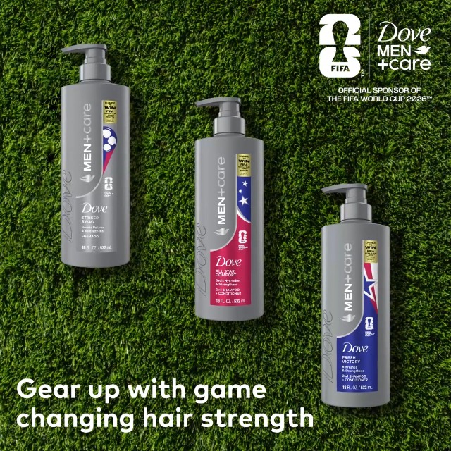 Amazon.com: DOVE MEN + CARE Hair Care 1 count Fresh Victory to