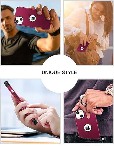 Miniatura 7 de BENTOBEN Funda para iPhone 13 Mini, funda para iPhone 13 Mini, resistente 2 en 1, cuerpo completo, resistente, protección a prueba de golpes,