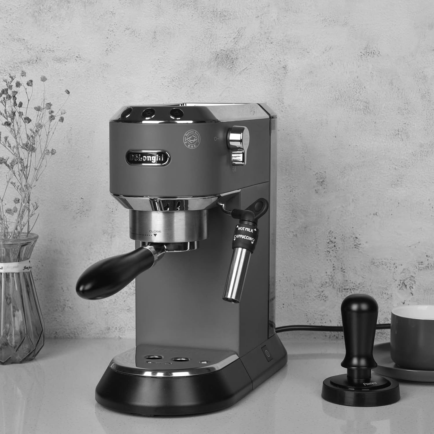 51mm Bottomless Portafilter 3 Wings Fits Delonghi EC0680, EC0685, SMEG & EUPA Espresso Machines | Anodized Aluminum Handle | Filter Basket Included - Image 7