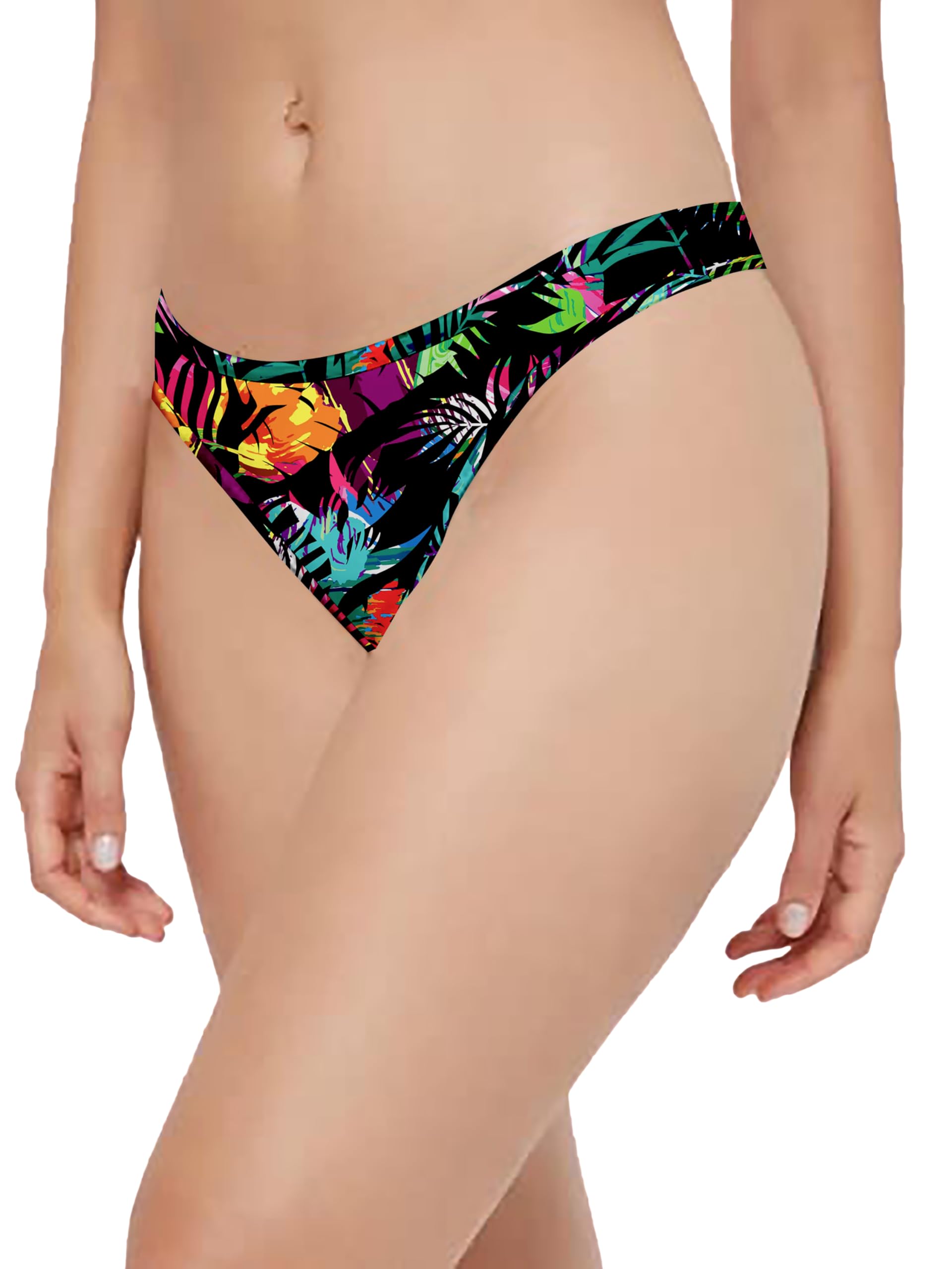 Women's Breathable Cotton Thong/Low Rise, Girls Sexy Thong Panty/Underwear Women Bikini Panties L636 Product Code (Size, Colour)-image-13