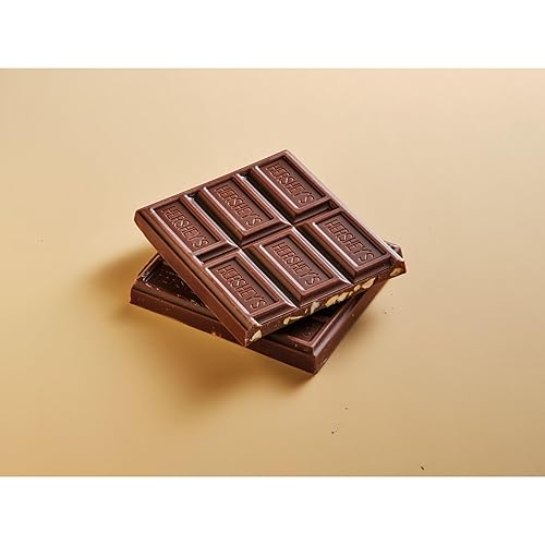 Miniatura 7 de HERSHEY'S Barra de caramelo extra cremosa a base de plantas con almendras y sal marina, 1.55 onzas (12 barras)