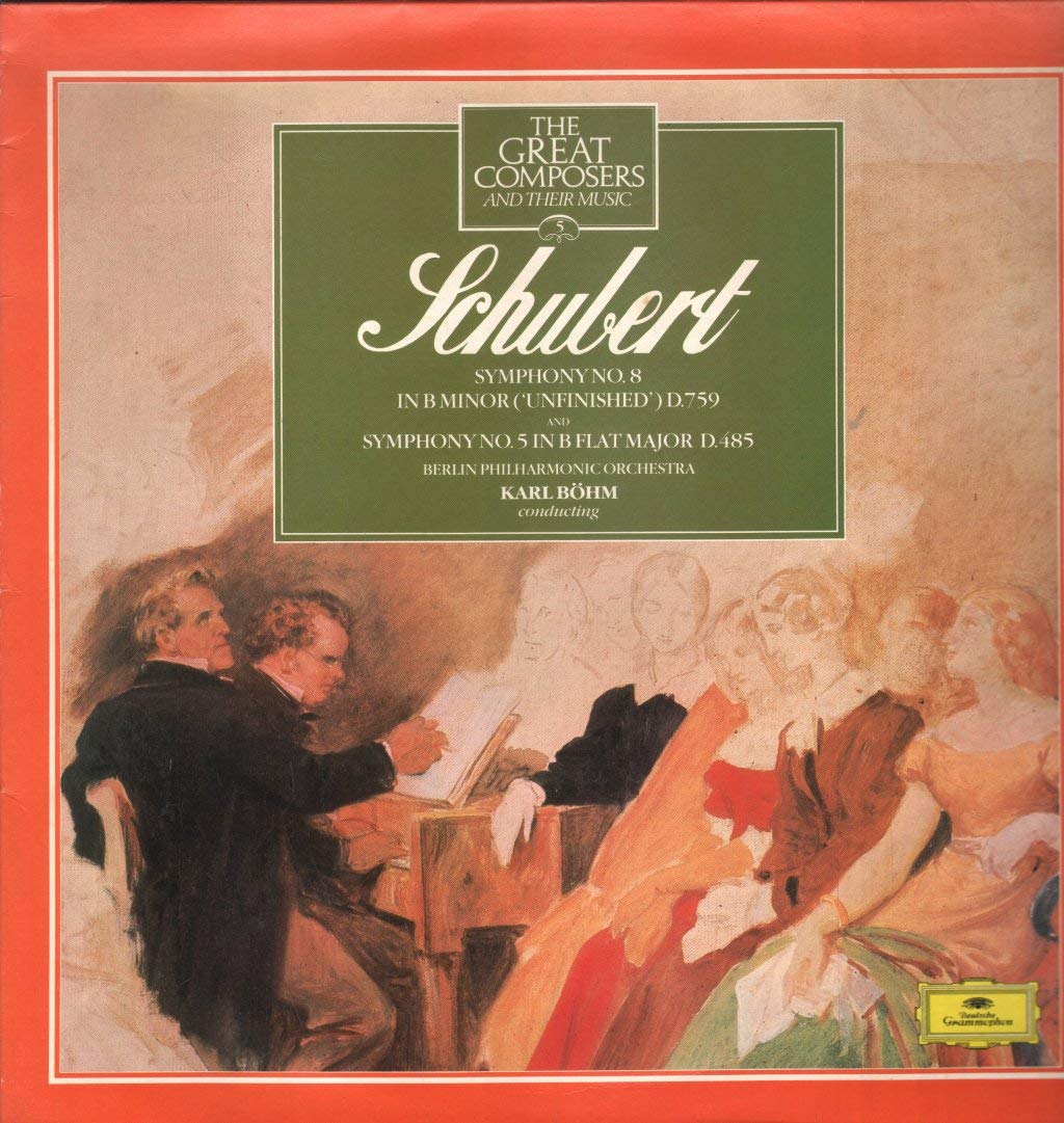 410 482-1 Schubert Symphonies 8 & 5 Berlin PO Karl Bohm vinyl LP