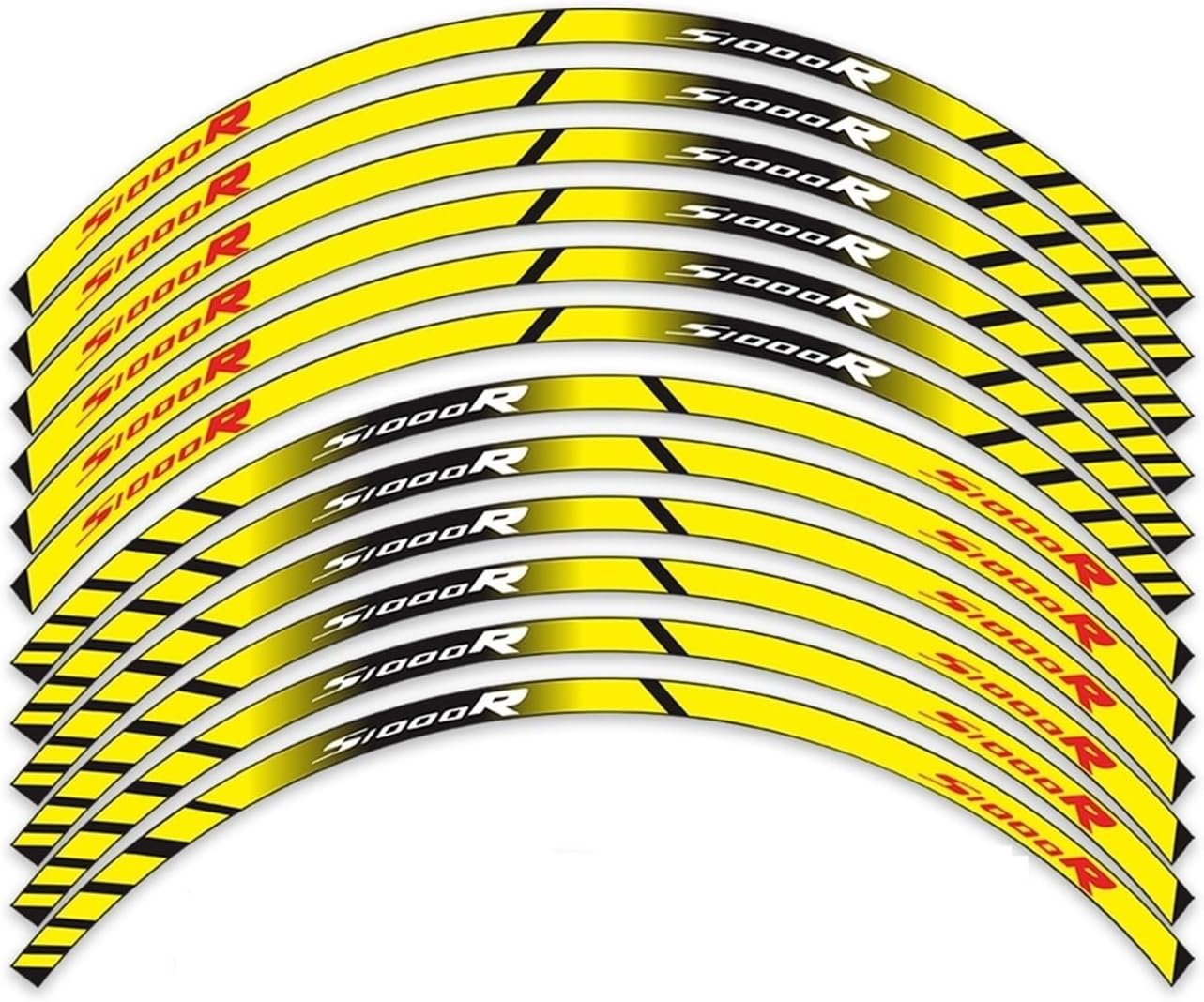for S1000R for S1000 R for S 1000R for S 1000 R Wheel Stickers Motorcycle Sticker Wheel Rim Decal(2)