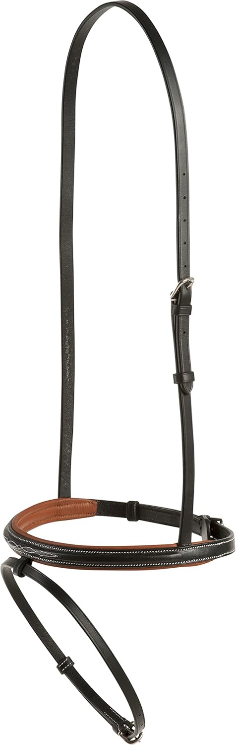 EKKIA Equestrian Equipment ETP. STICH. FLASH NOSED.PO. BK/NM 307308102 307308102