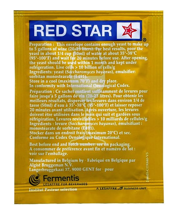 Red Star Premier Blanc Yeast