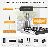 Vista 6 de Phenyx Pro Sistema de micrófono inalámbrico digital PDP-1-1B Bundle con PDP-2-2B