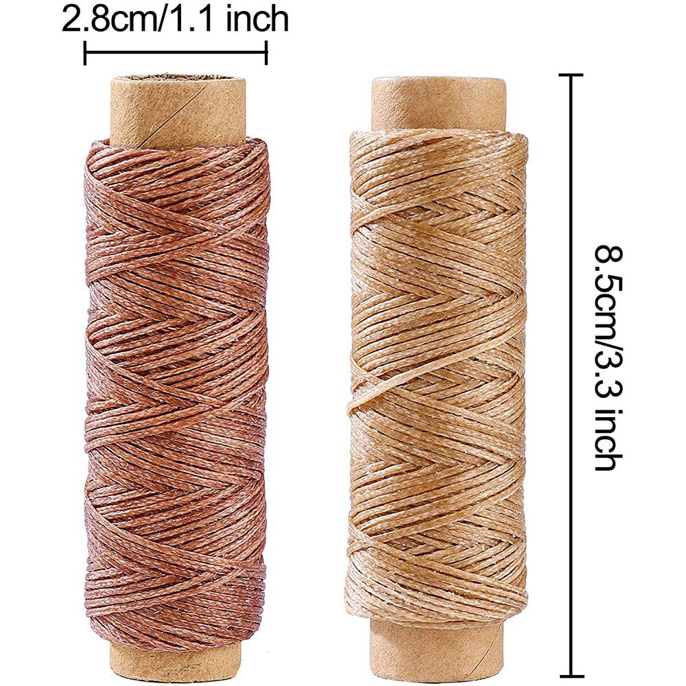 Cordons Cirés 12 Pièces Fil Cire à Coudre En Cuir Filetage