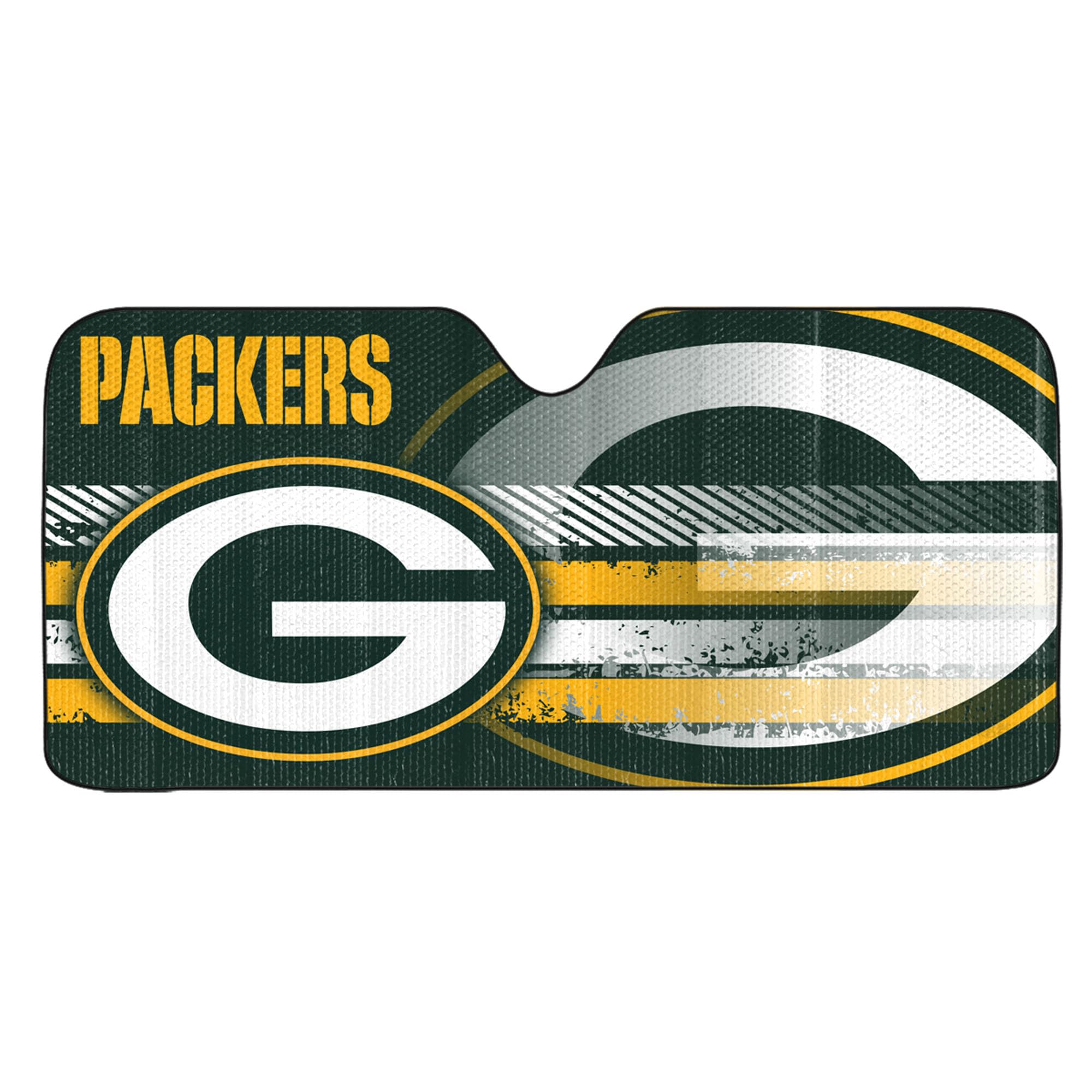 Fanmats NFL Windshield Sun Auto Shade, Sun Shield Sun Visor Accordion tri-fold for Storage 59" x 29.5", Colorful Team Design