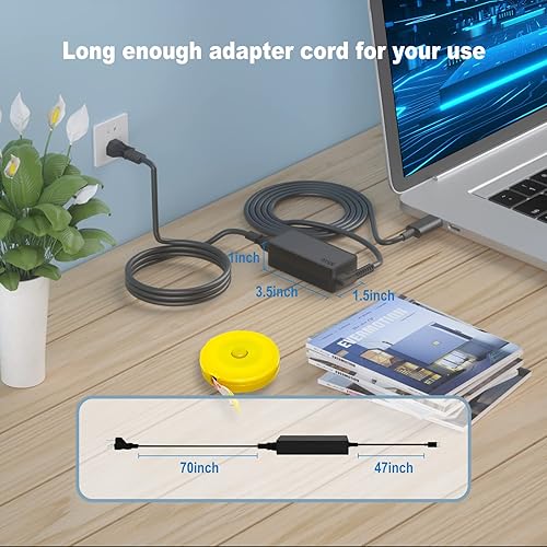 Miniatura 6 de Cargador USB C para laptop de 65 W adaptador universal de CA rápida para LenovoThinkpadYogaChromebook Mac Book Asus HP Spectre Acer Chromebook Dell