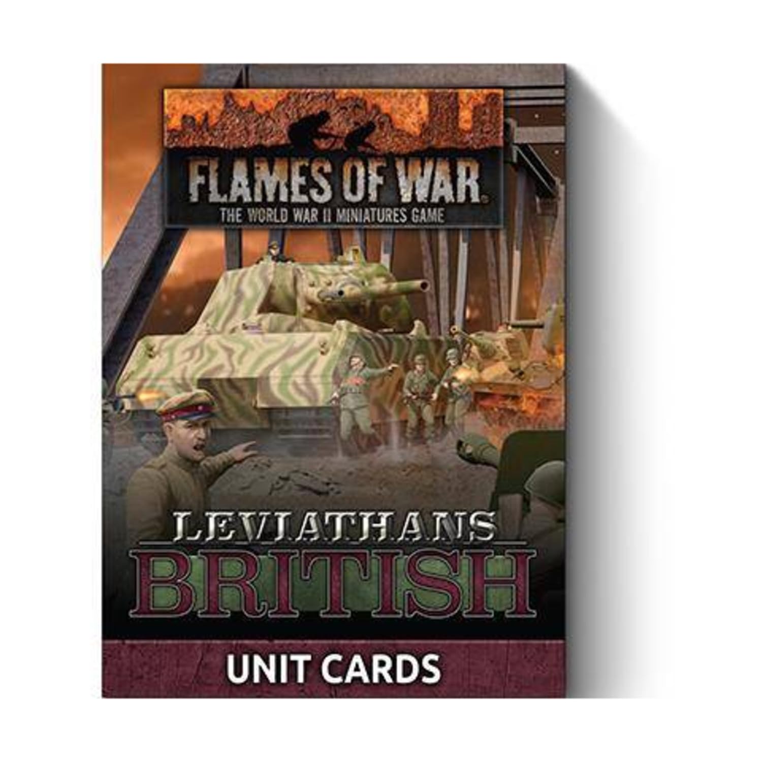 Battlefront Miniatures Flames of War: Late War - Leviathans: British Unit Cards