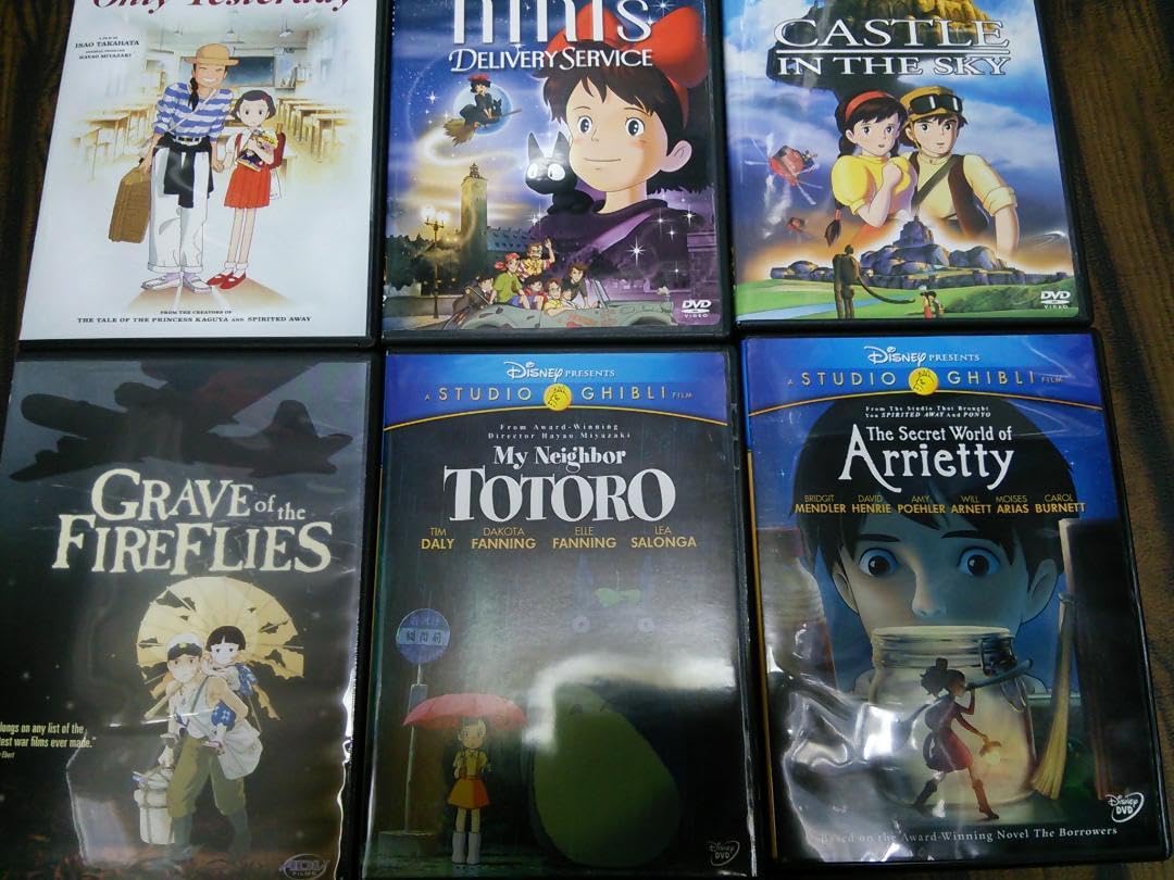 ジブリ15作品DVD北米版英語・日本語音声不良品