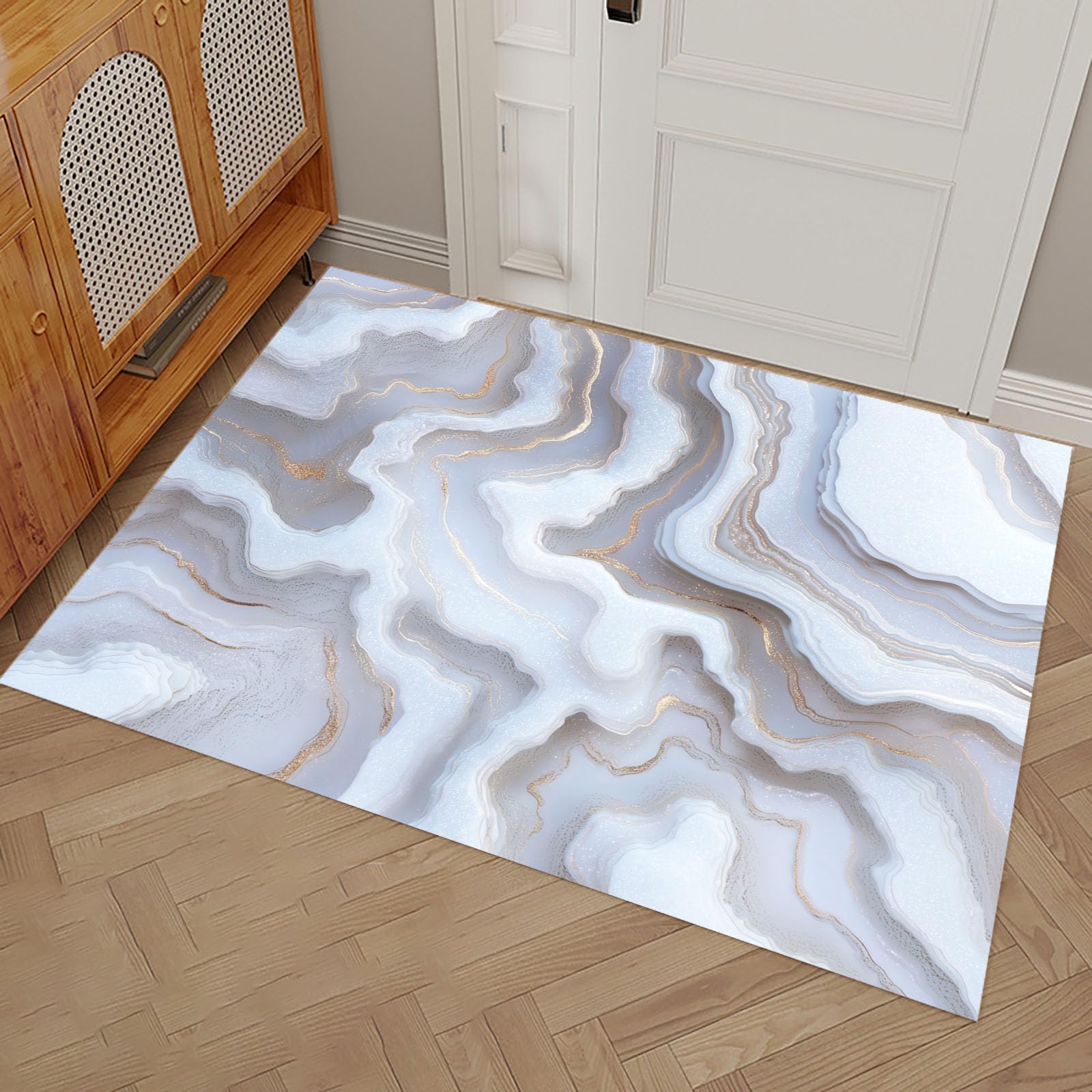 Tapis de sol absorbant et antidérapant lavable pour couloir