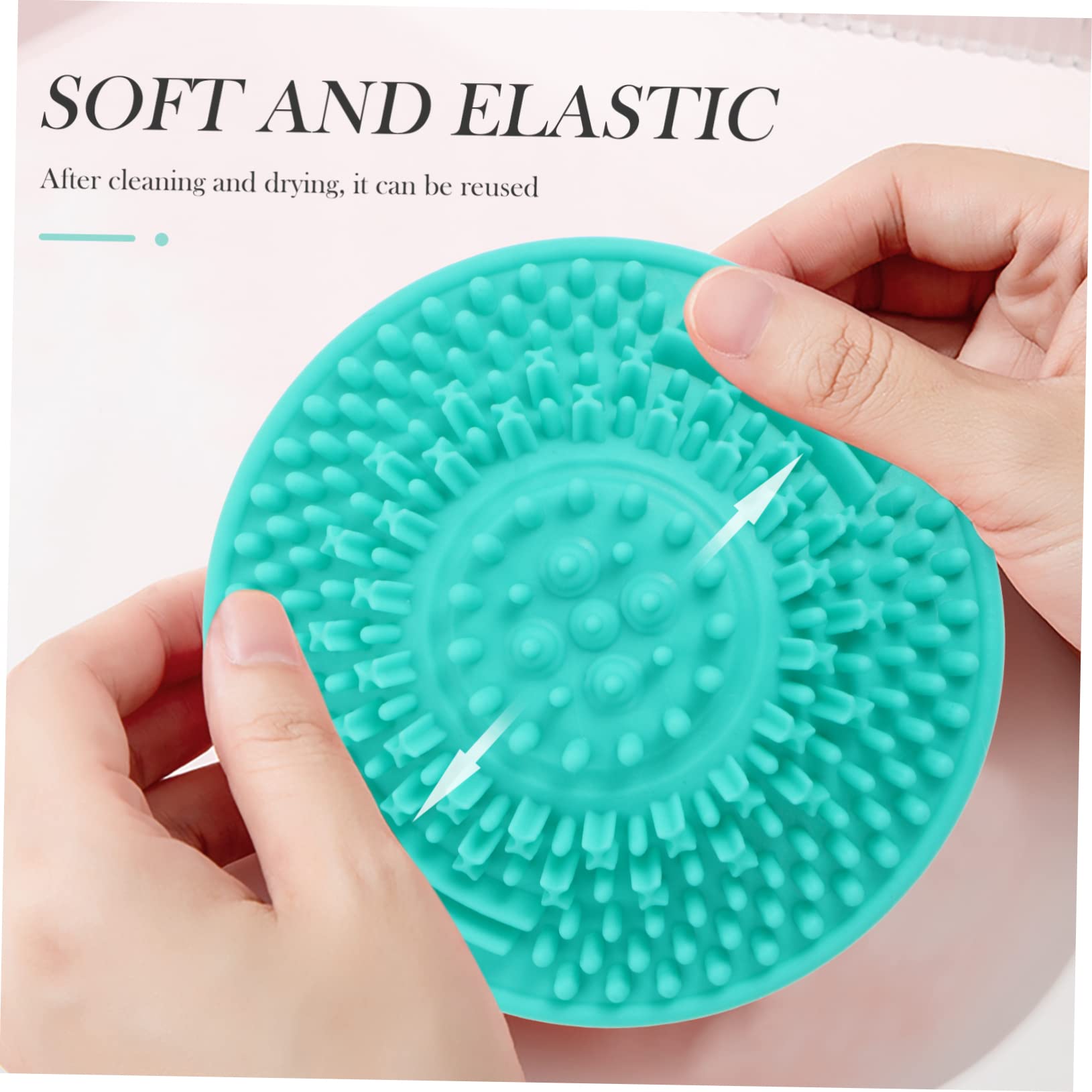 ABOOFAN 15 Pezzi Tazza Di Pennelli Per Trucco Detergente Per Pennelli Cosmetici Strumenti Viola Strumento Di Pulizia Spazzola Portatile Pulizia Di Bellezza Detergente Per Pennelli Per