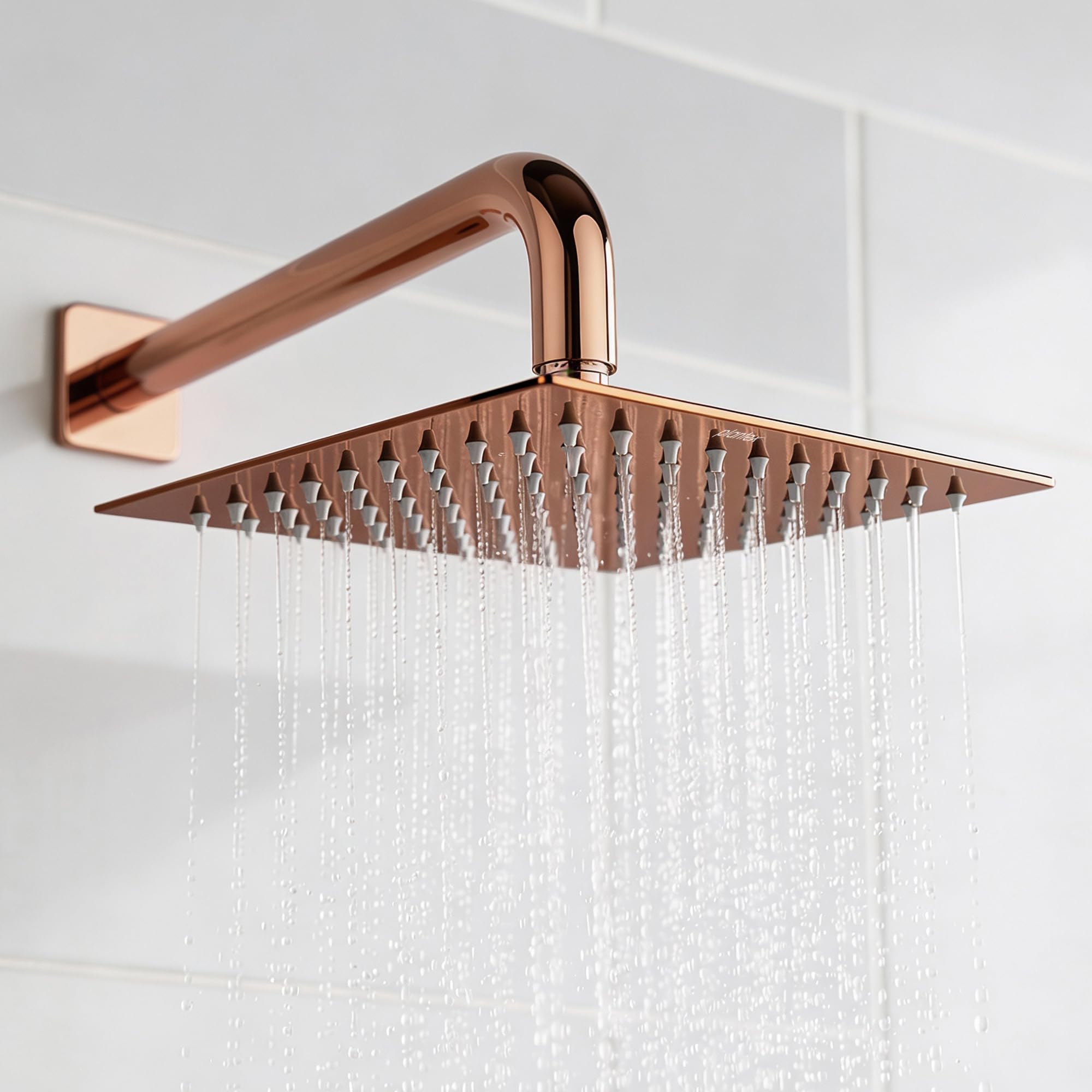 Plantex Stainless Steel Shower Head - Ultra Slim & Powerful -19