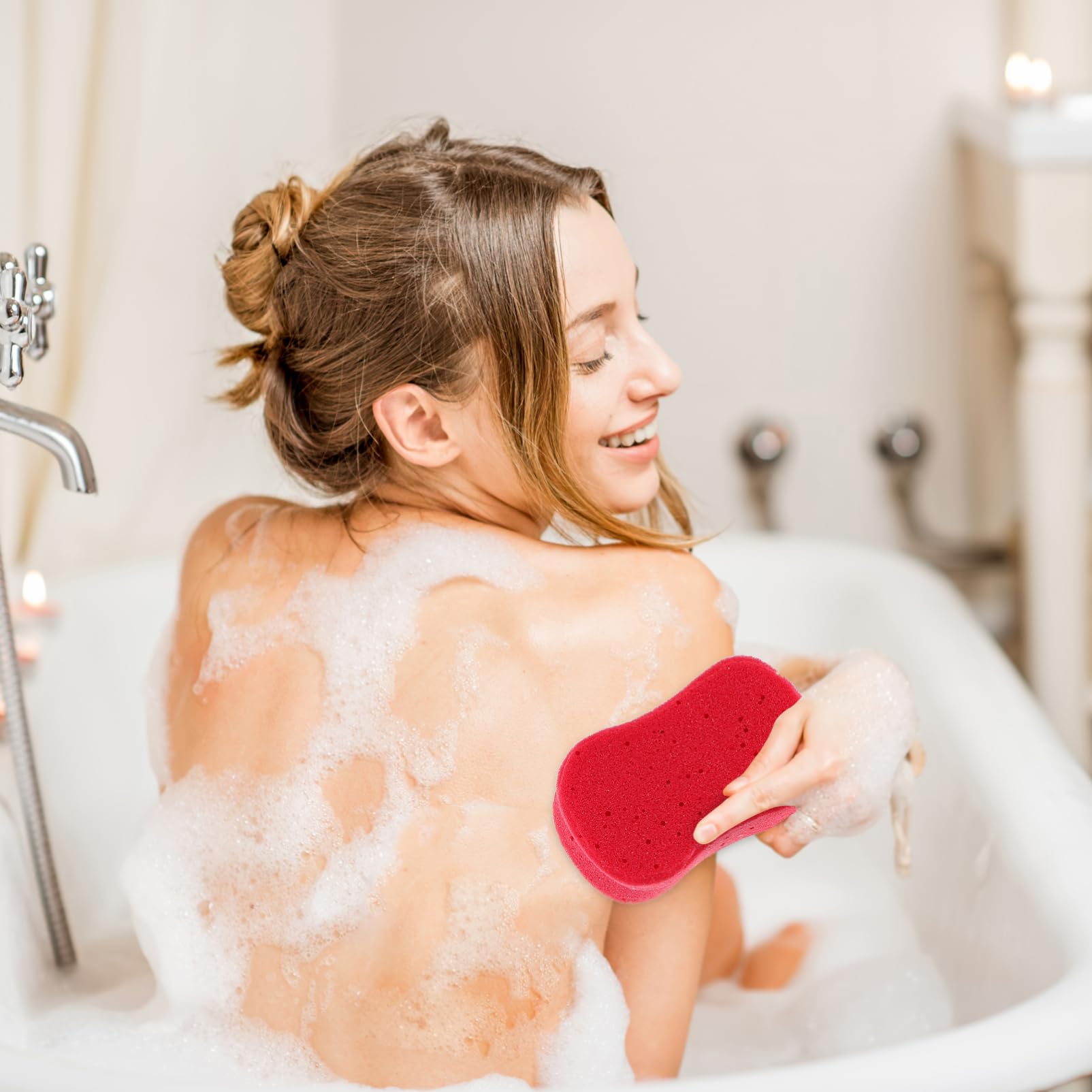 Beavorty 25piezas Esponja De Exfoliante y Limpieza Efecto Nutritivo Mezclados
