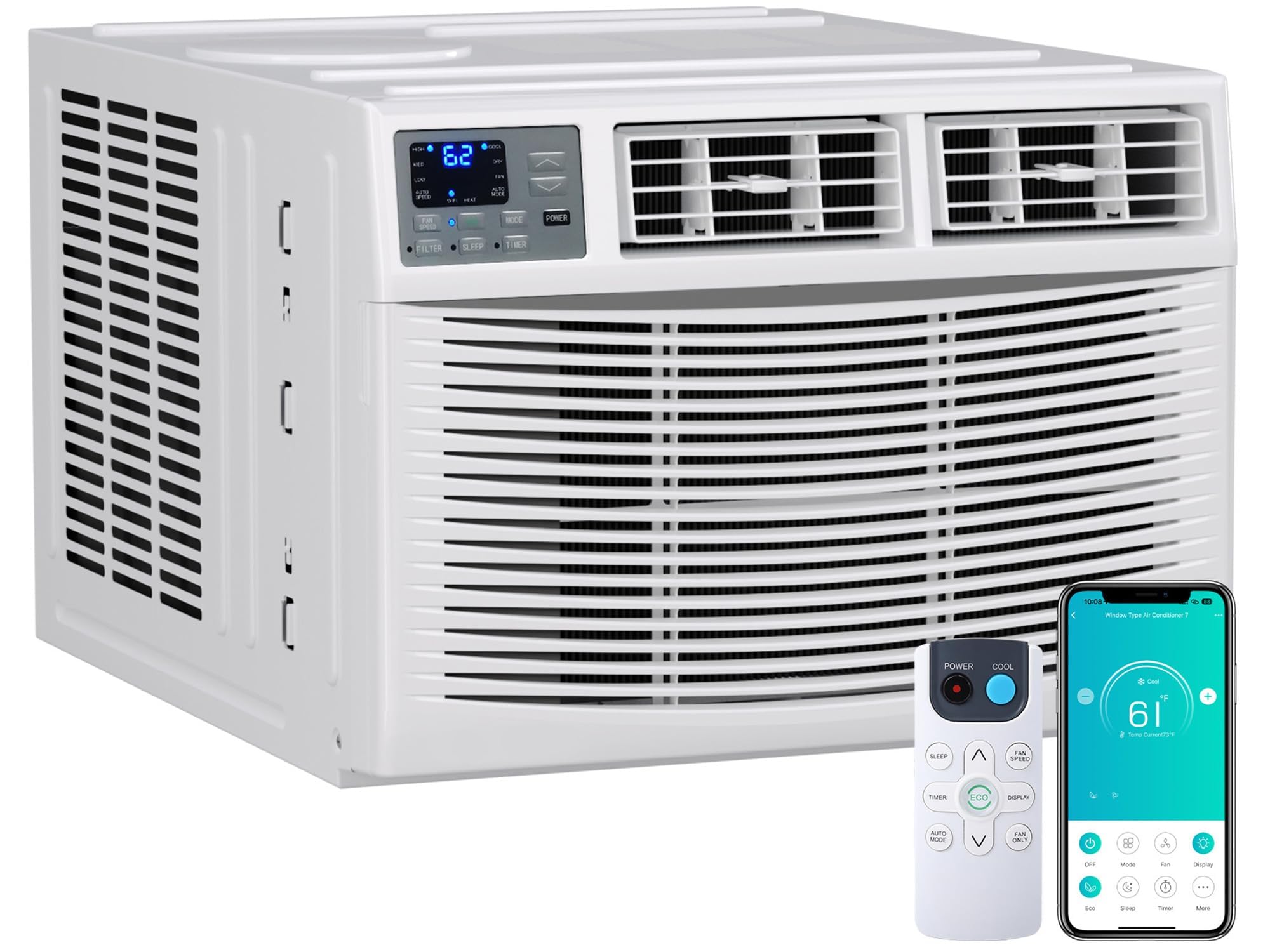 Garvee 18000 BTU 4-in-1 Window Air Conditioner with Heat