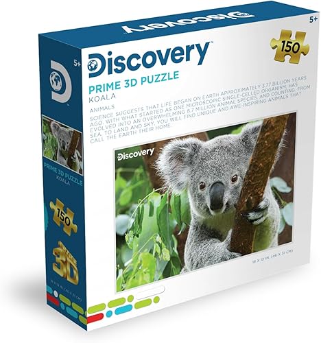 Miniatura 3 de Prime3D Rompecabezas de koala de 150 piezas para adultos, adolescentes, niños a partir de 6 años  Imagen fotográfica de alta resolución  Producto