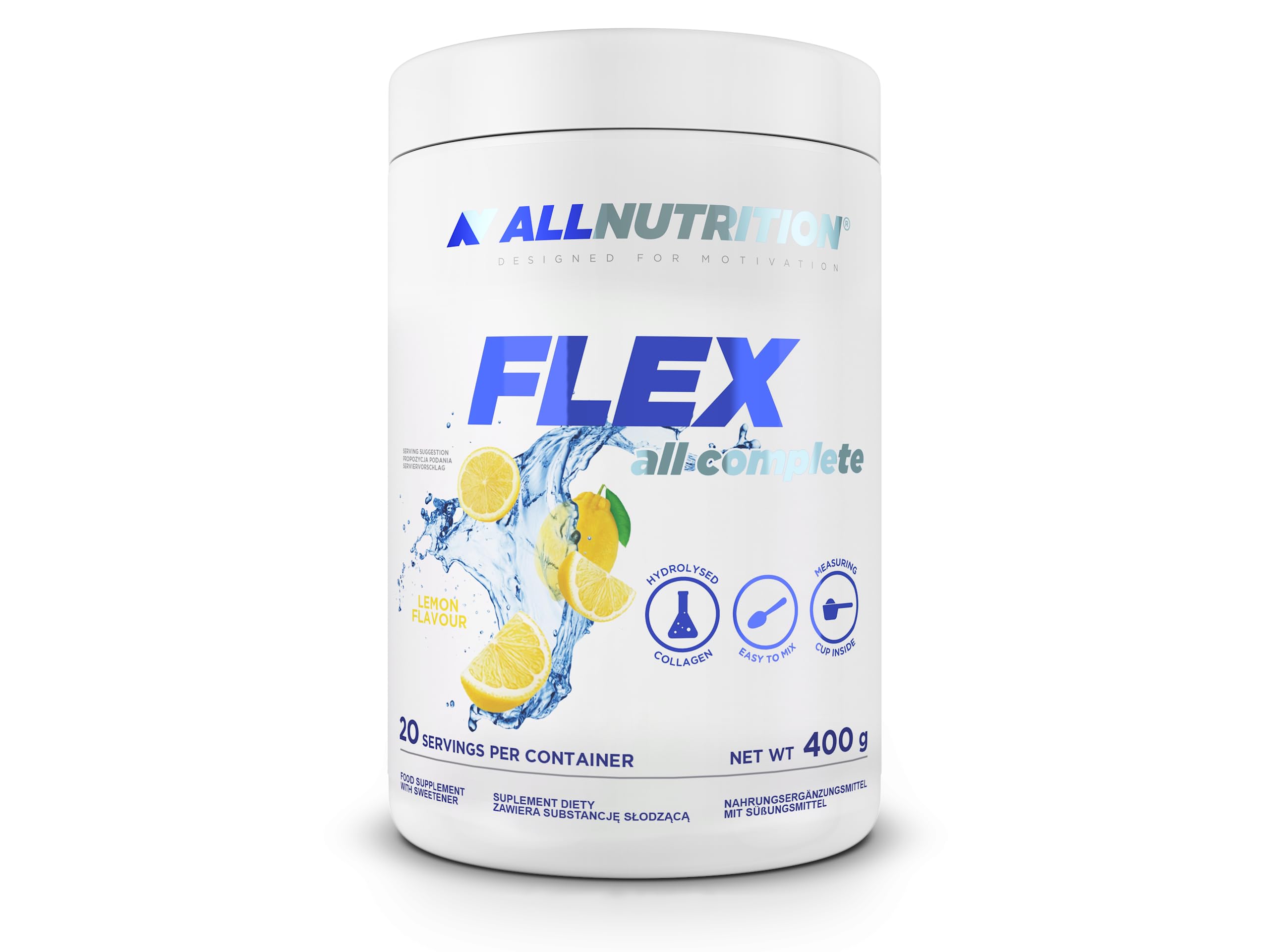 ALLNUTRITION Flex All Complete V2.0 – Gelenk-Nahrungsergänzung, 400 g, Lemon