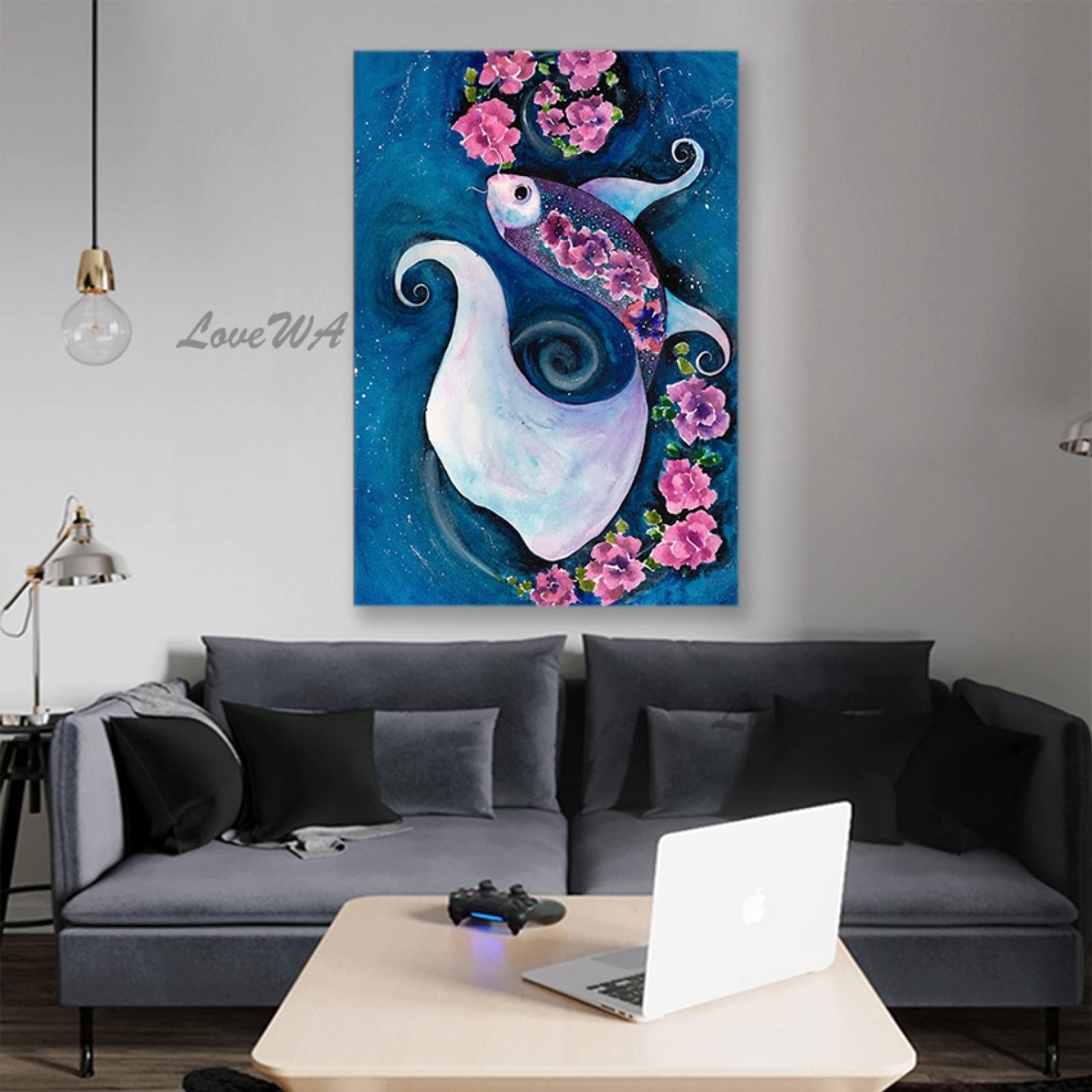 絵画インテリア 額付(黒)油絵 F4-081514 人物 可愛い子供たち 影遊び 絵画 額付(黒) 油絵F4-081514 可愛い子供たち 影遊び