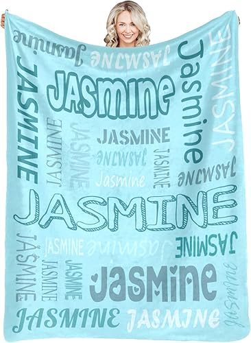 Miniatura 8 de Dr.TOUGH Manta personalizada para bebé con nombre, manta de franela personalizada para niños y adultos, regalos de cumpleaños de Navidad