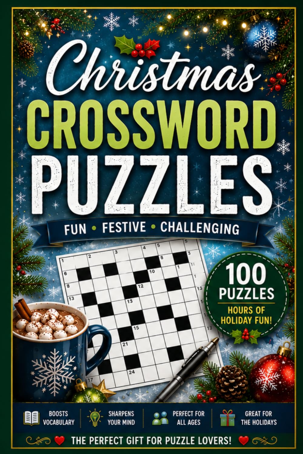 Christmas Themed Word Search Puzzle