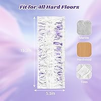 Vista 6 de Paquete de 24 almohadillas desechables para mopa eléctrica multisuperficie, repuesto para limpieza de suelos