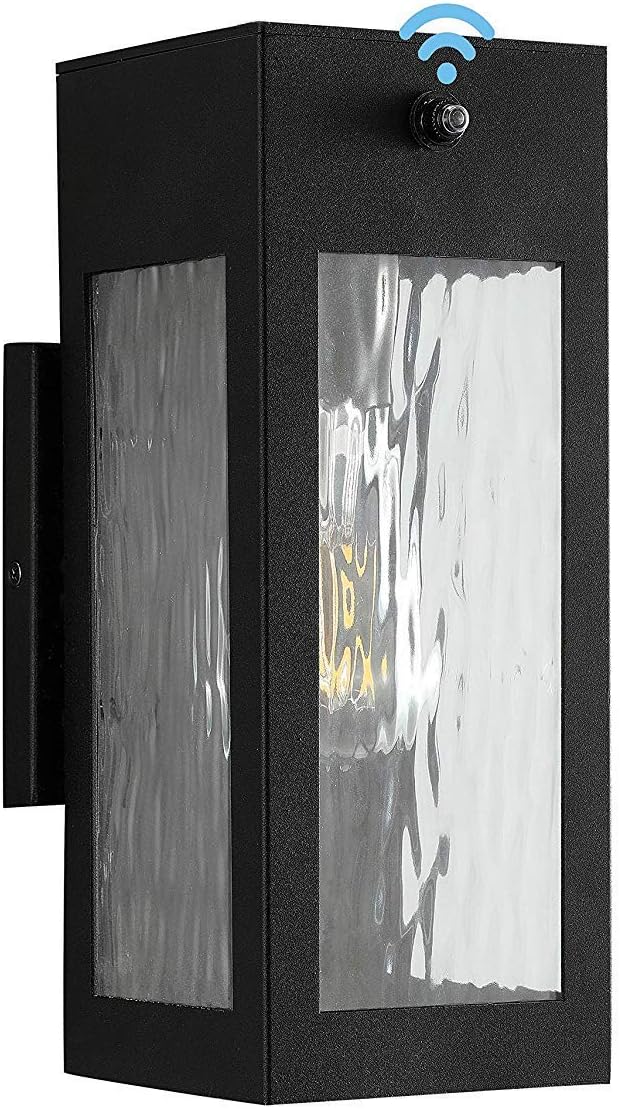 CLOUDY BAY Outdoor Wall Lamp with Dusk to Dawn Photocell Sensor,1x7.5W