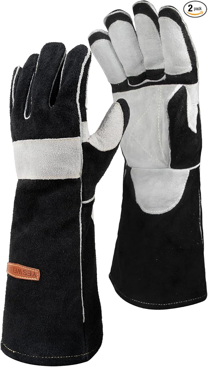 YESWELDER Leather Forge MIG Welding Gloves