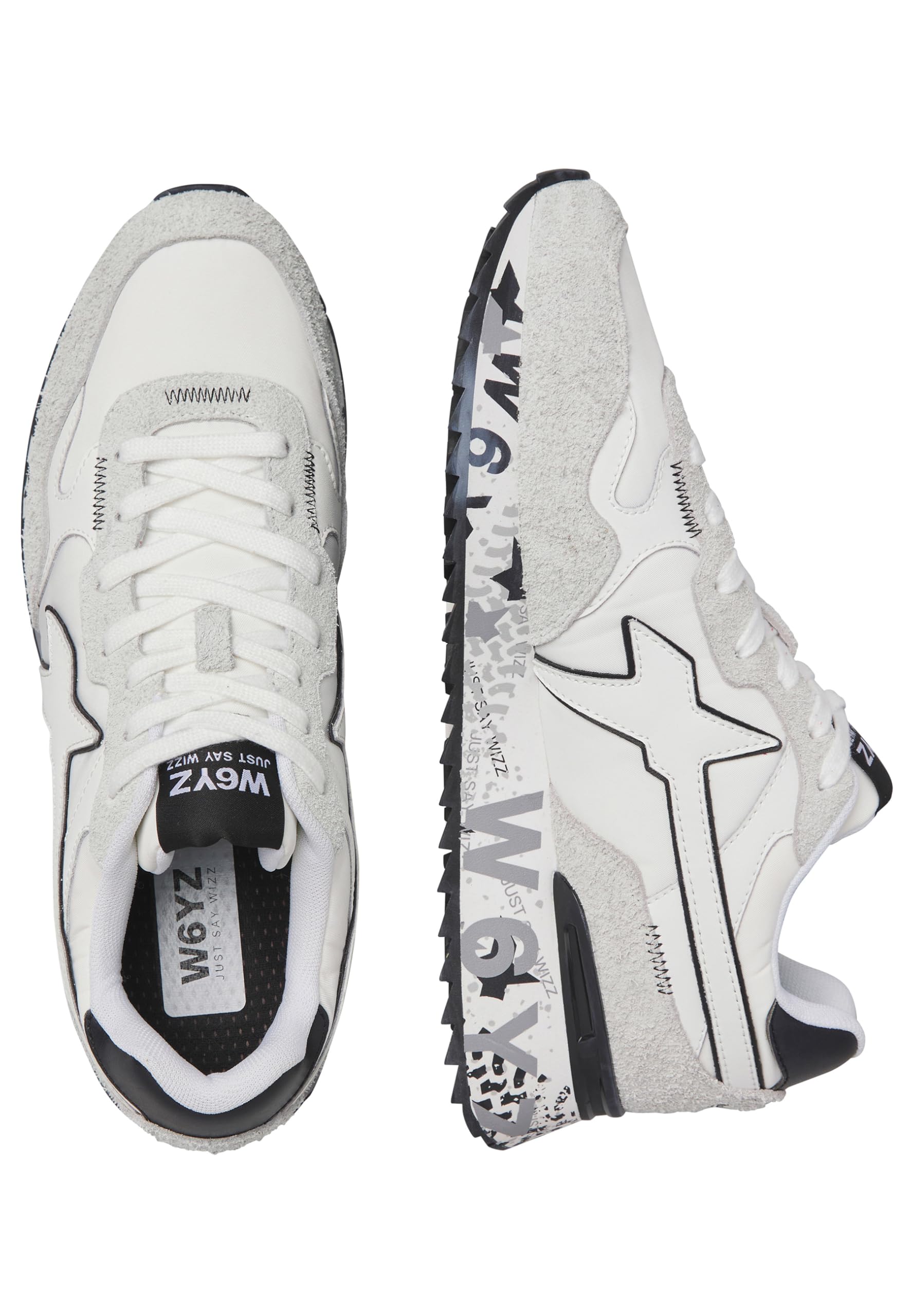 w6yz Sneakers in Tessuto Tecnico e Suede