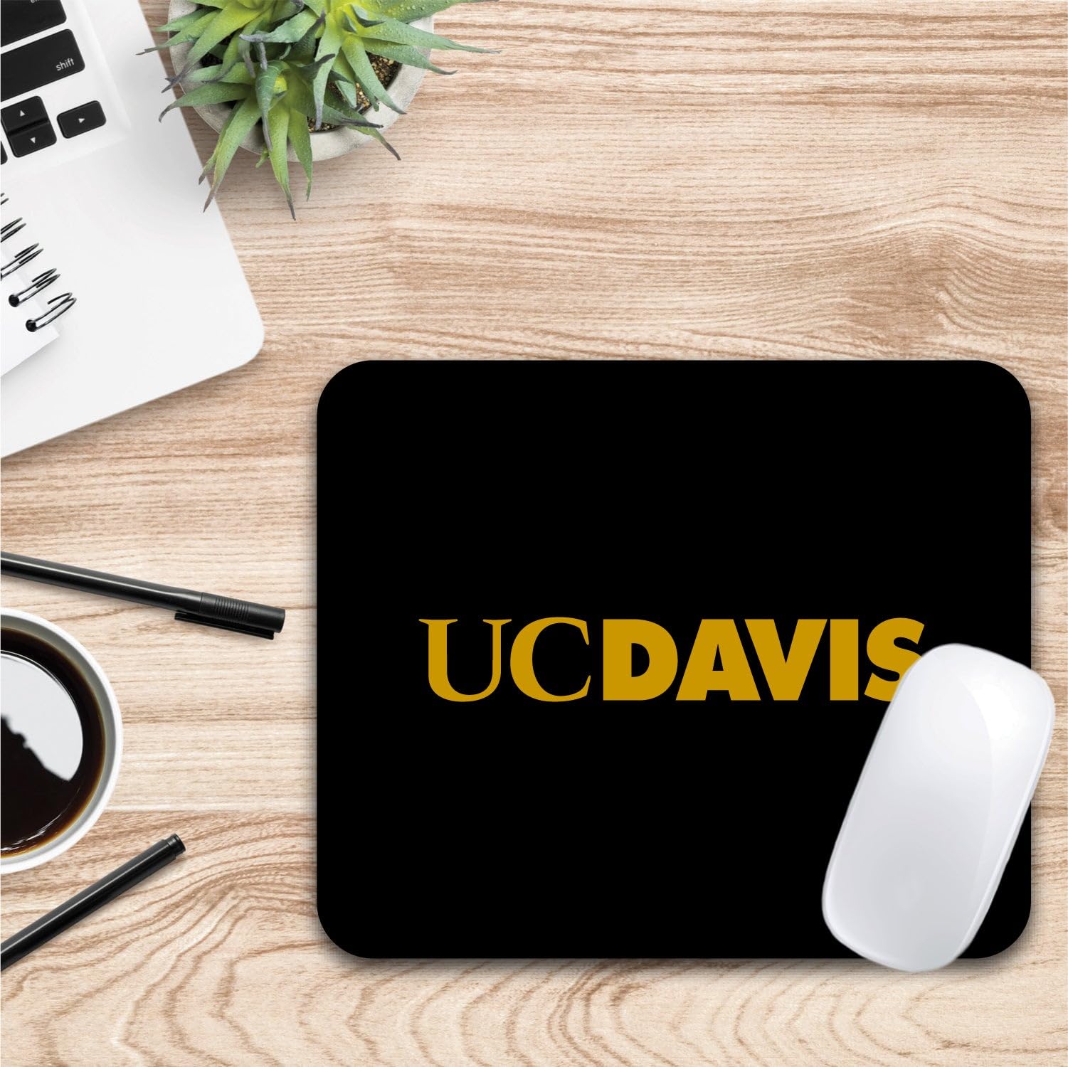 Mouse Pad, Fabric, University of California - Davis Standard/Classic Black