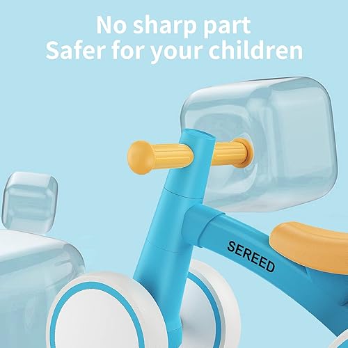 Miniatura 82 de SEREED Bicicleta de equilibrio con 4 ruedas para bebés de 1 año, niños y niñas de 12 a 24 meses, como su primera bicicleta y regalo de su primer