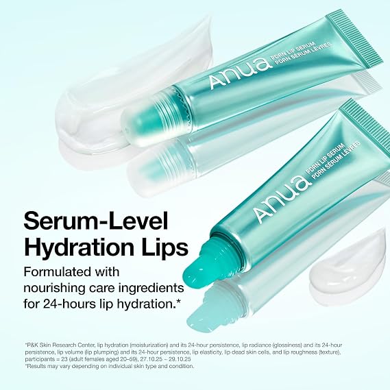 Anua PDRN Lip Serum, Long-lasting Hydration for Dry, Cracked Lips, Non-Sticky Moisturizing Lip Care with Salmon DNA, Hyaluronic Acid & Collagen, Korean Skincare, 0.33 fl.oz
