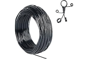 Tenn Well Black Aluminum Wire 100 FT for Sculpting, Jewelry & Armature Making