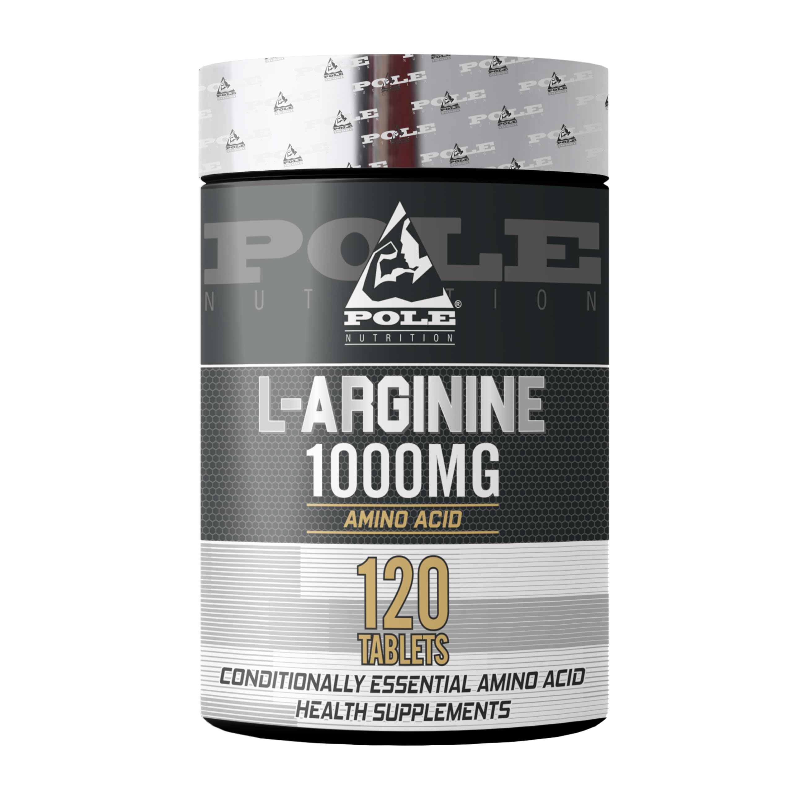 L-Arginine - Essential Amino Acid 1000mg | 120 Tablets - Amplify Your Performance with Nitric Oxide Support