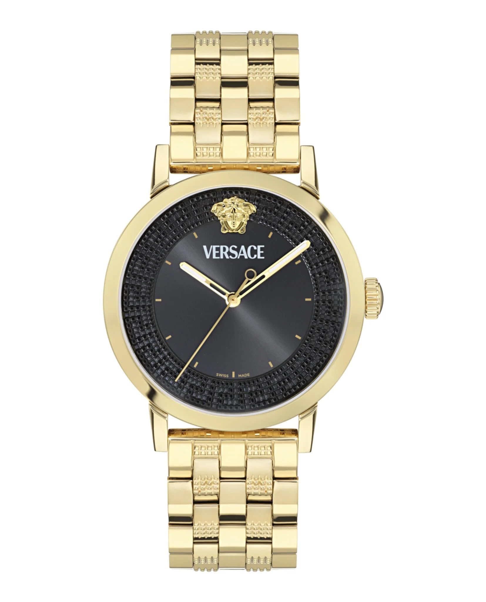 Versace Men's Analogue Swiss Quartz Watch with Stainless Steel Strap VE0T00525