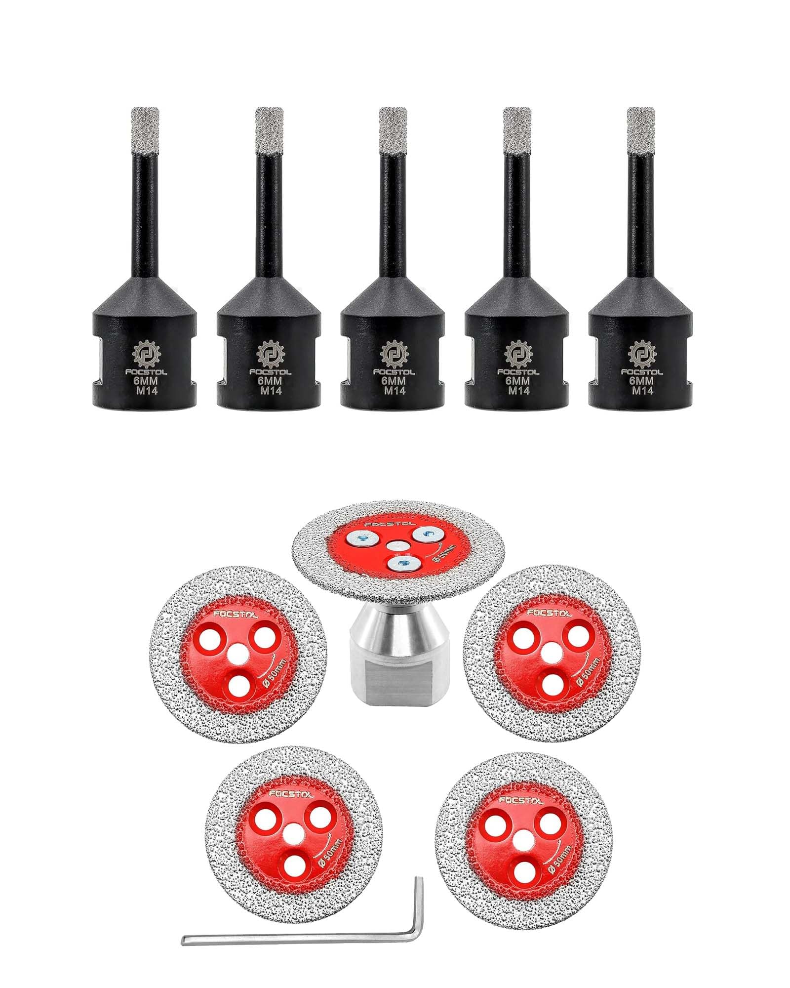 Foret diamant 6mm et mini disques pour réussir la pose de faïence - 8