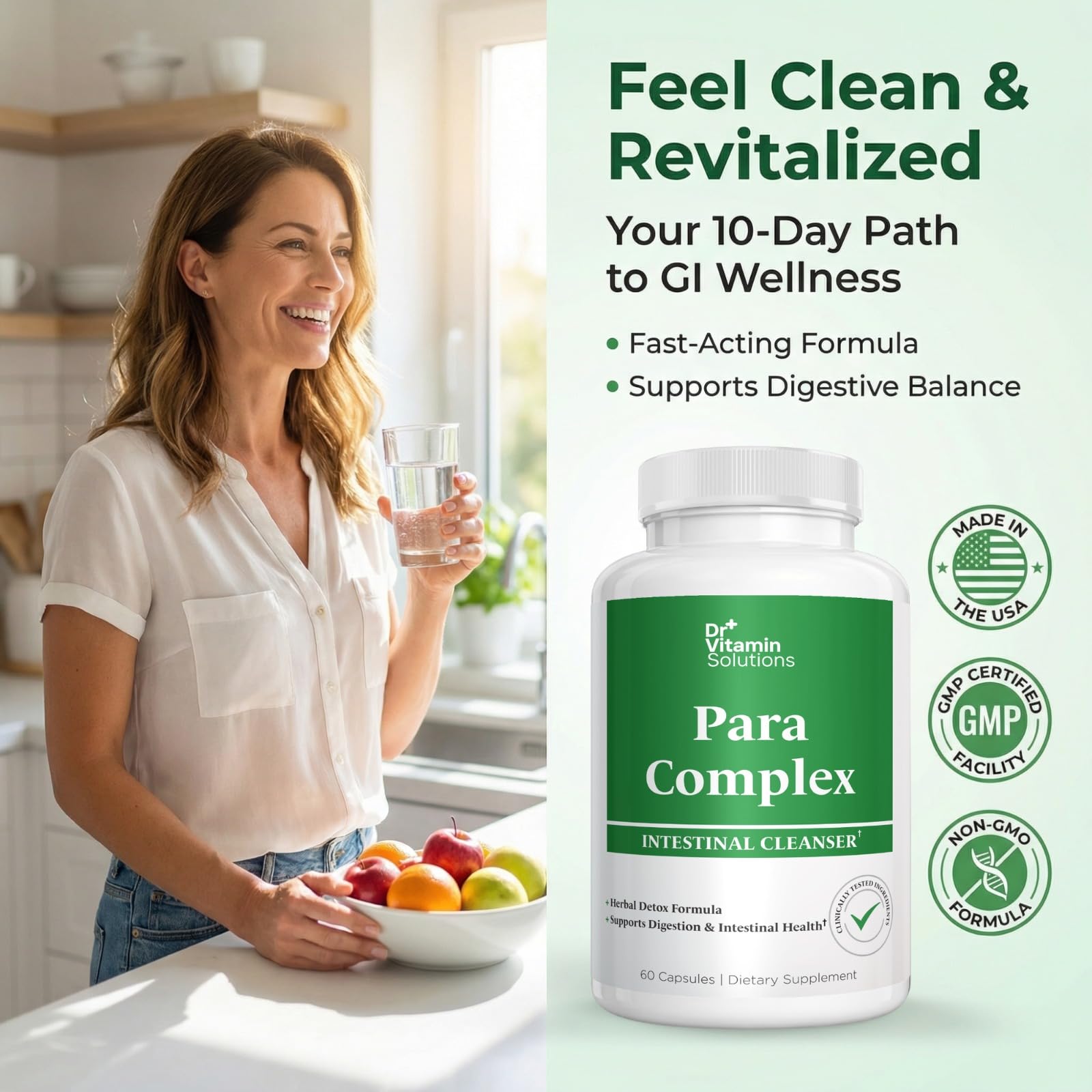 Wormwood Black Walnut Clove Parasite Cleanse for Humans - Gentle Detox — Amazon image 5