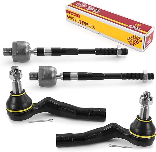 Metrix Premium Chassis Parts - Juego de 4 varillas de acoplamiento interior y exterior para Infiniti G35 2003-2006, Infiniti G35 2007, Nissan 350Z