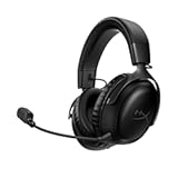 Cloud III Wireless – Gaming Headset for PC, PS5, PS4, up to 120-hour Battery, 2.4GHz Wireless, DTS Spatial Audio, 53mm Angled Drivers, Memory Foam, Durable Frame, 10mm Microphone, Black