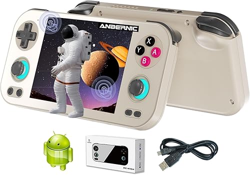 RG476H - Consola de juegos retro Android 13 Sistema Unisoc T820 RG 476H Juego de mano 4.7 pulgadas LTPS OCA Pantalla completa Multi-Touch en línea