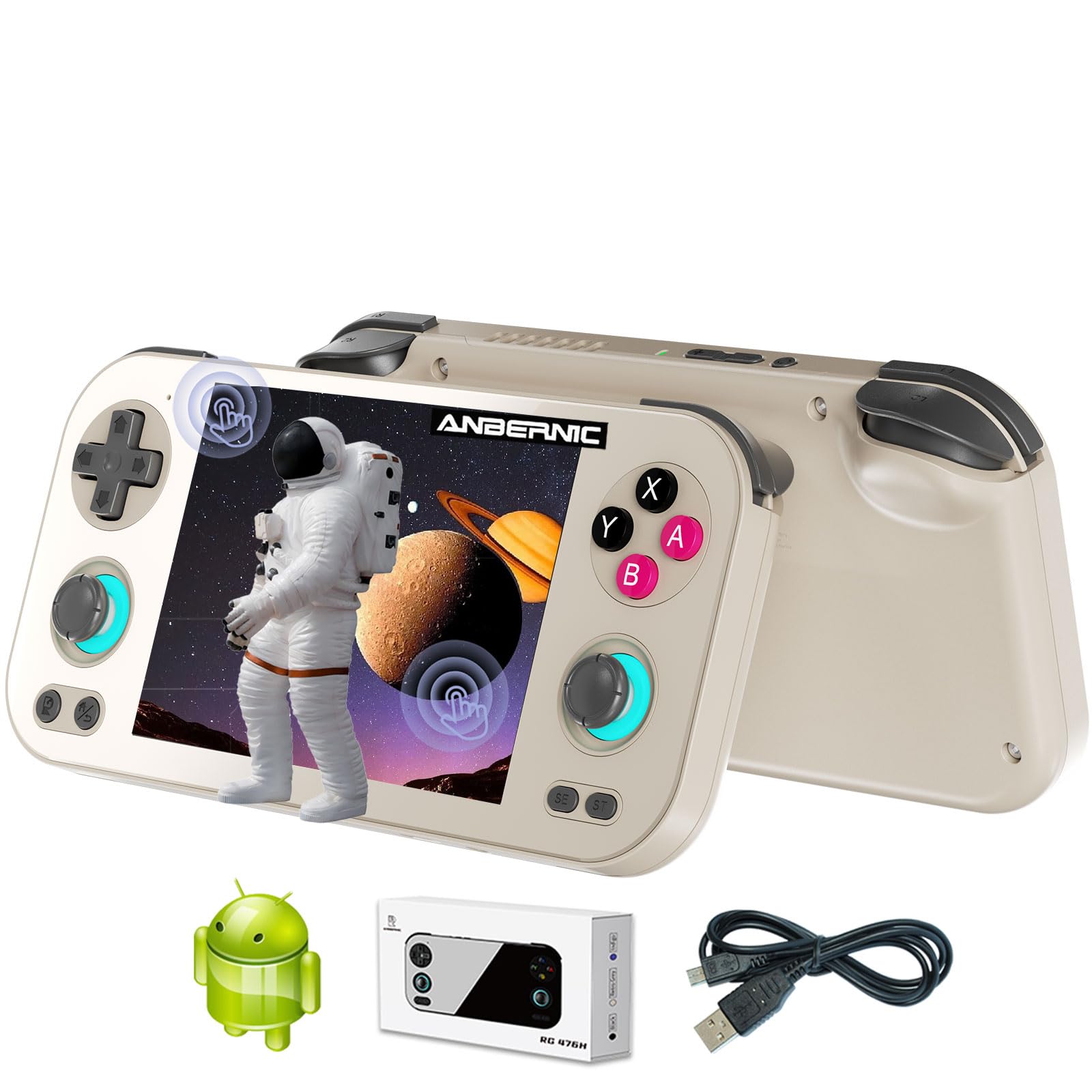 Amazon | RG476H Unisoc T820 ハンドヘルドゲームコンソール RG 476H