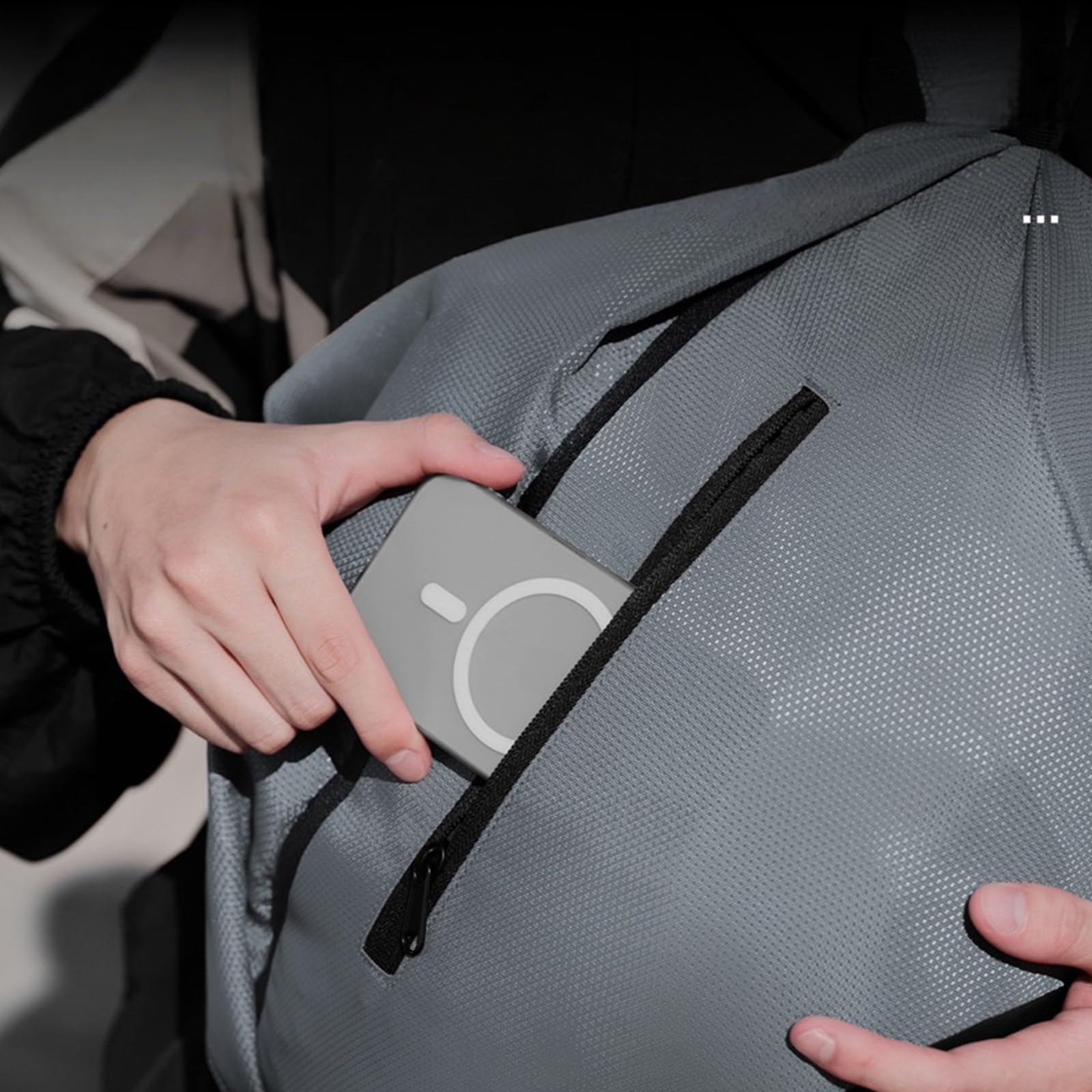 Wodoodporny nylonowy plecak rowerowy, wielofunkcyjna sportowa torba crossbody, do wędrówek, podróży i jazdy na rowerze, lekka konstrukcja do aktywności na świeżym powietrzu, szary