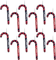 Vista 13 de NFL Team Logo 12 Pack Candy Cane Ornament Set