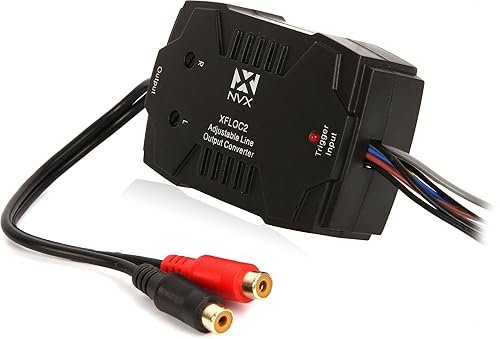 NVX XFLOC2 Convertidor de salida de línea ajustable de 2 canales 80W con encendido remoto