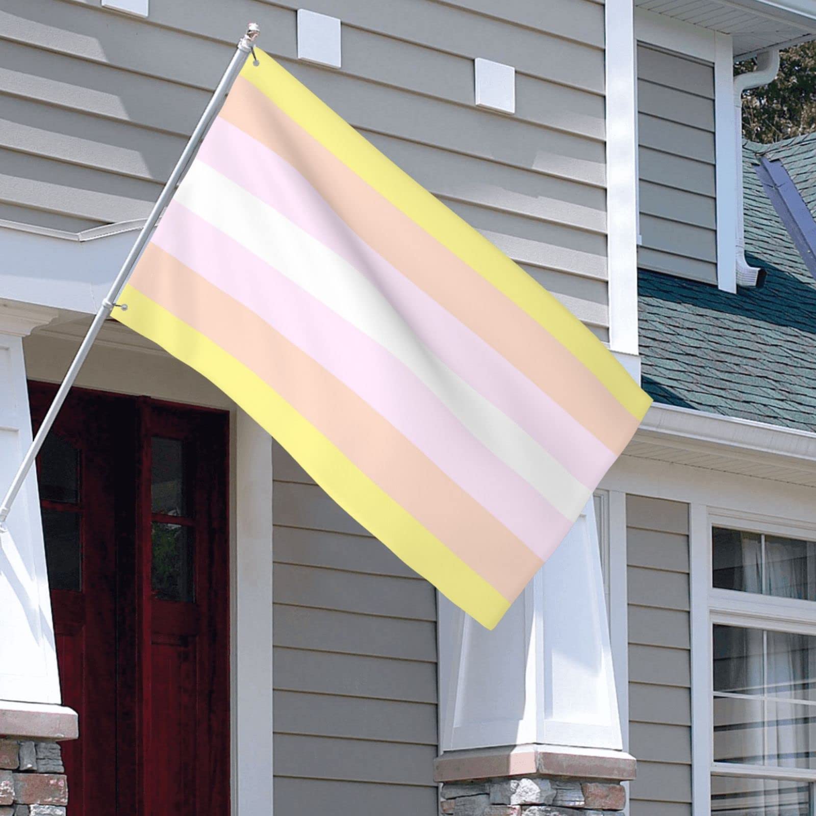 Homissor Pride Gartenflagge Mit Halter – Doppelseitig, Bunt & Wetterfest