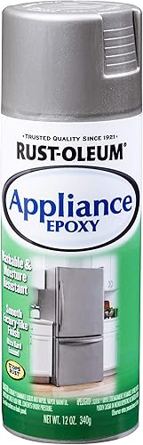 Rust-Oleum 7887830-2PK - Aerosol epoxi para electrodomésticos especiales, 12 onzas, acero inoxidable, paquete de 2