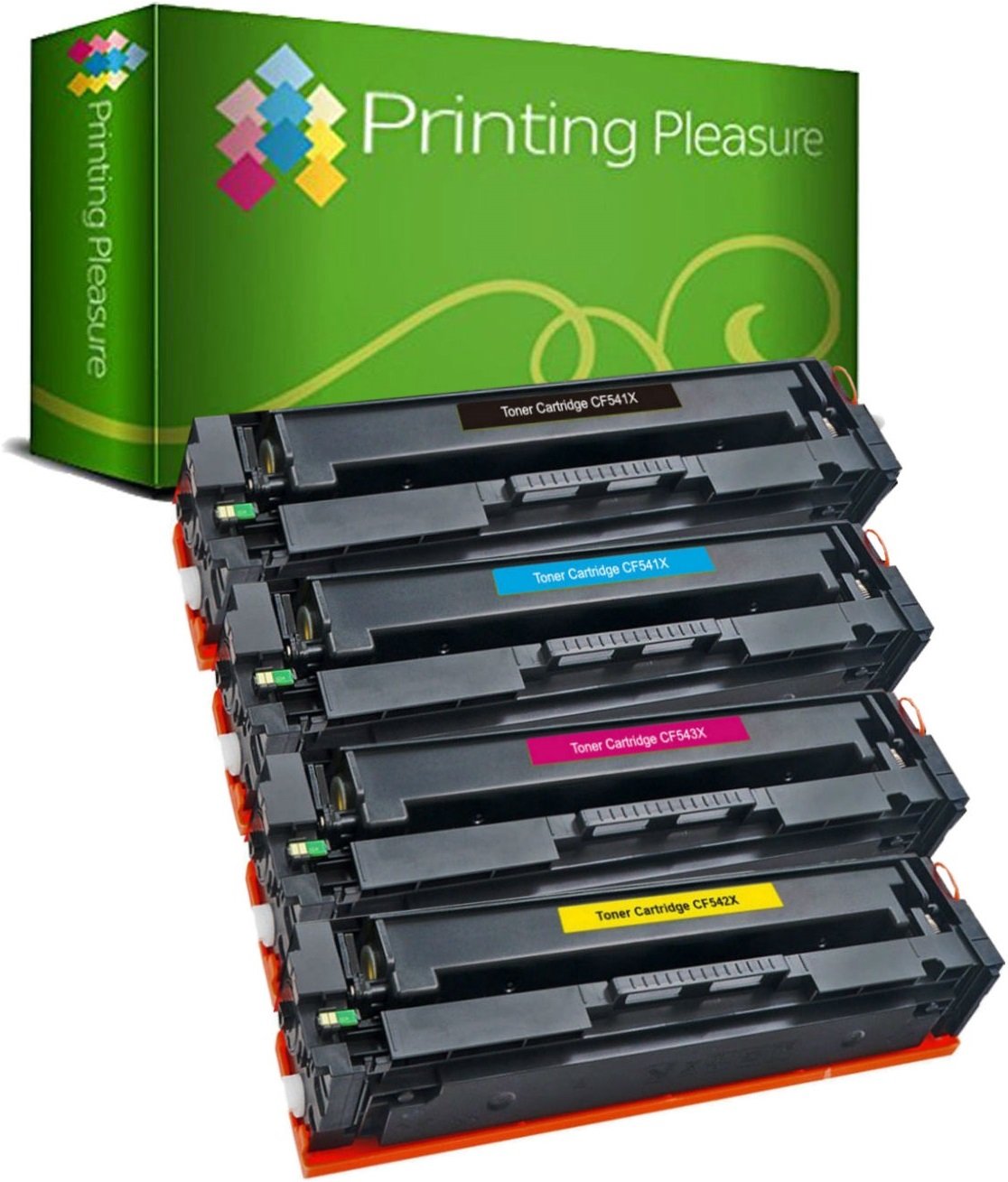 High Capacity Toner Cartridge CF540X CF541X CF542X CF543X For HP Color LaserJet Pro M254dw MFP - View #9