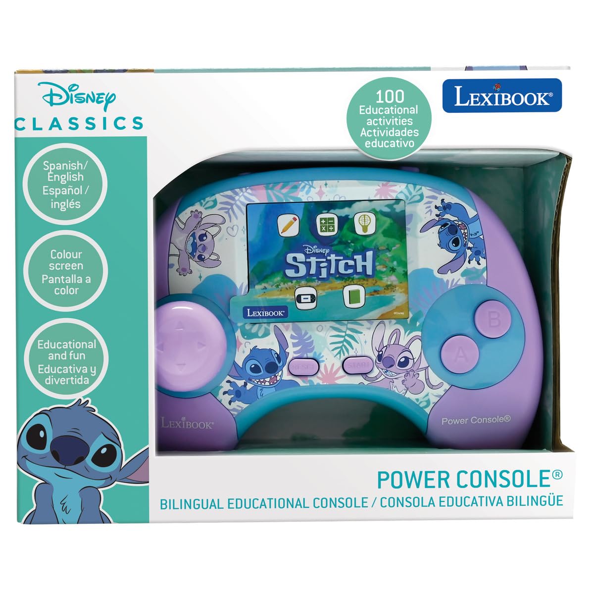 Amazon.com: Lexibook, Disney Stitch Power Console, JCG100Di2
