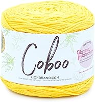 Vista 33 de Lion Brand Yarn Coboo - Ovillo de bambú (3 unidades), color lila