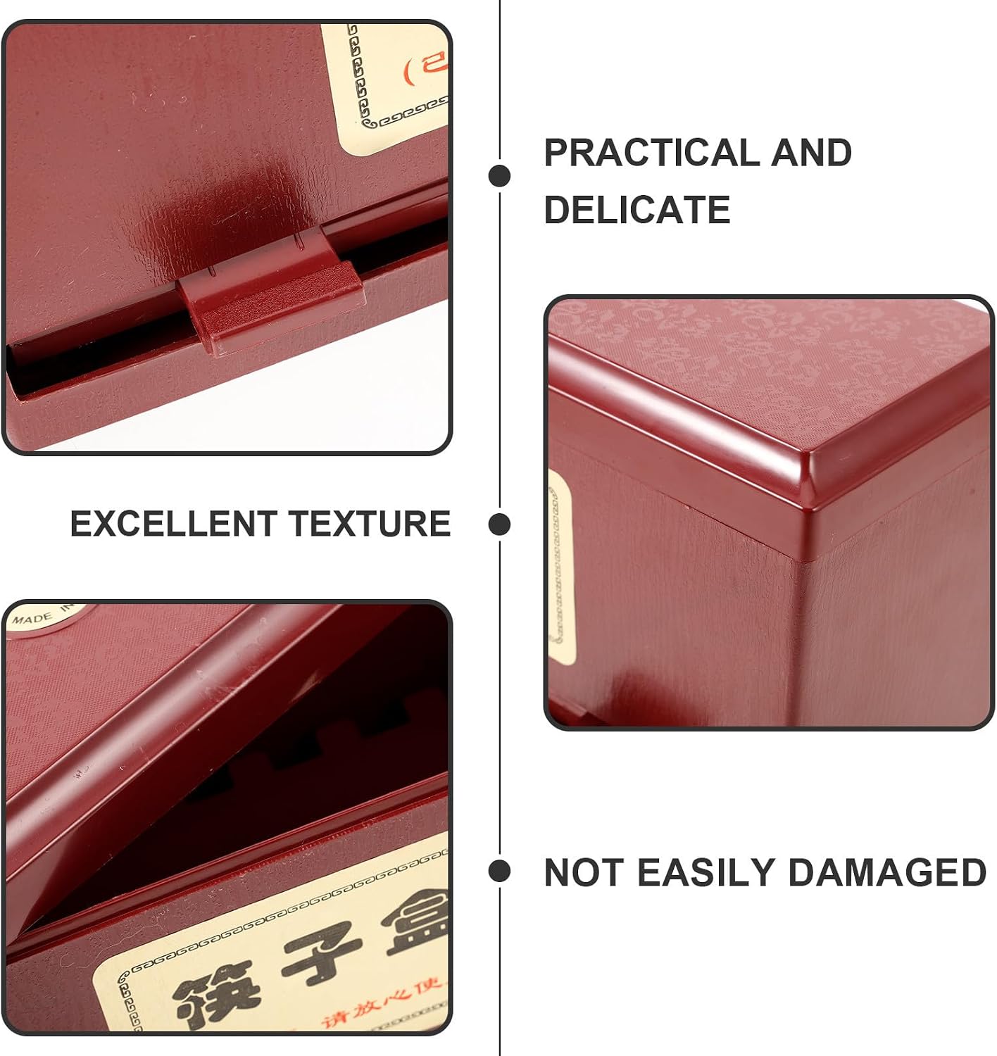 PATKAW Large Chopsticks Holder Utensil Holder for Kitchen and Restaurant, Sturdy PC Material with Stable Desktop Stand, Versatile Chopsticks Case for Utensils in Shop or Dining Use